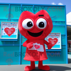 Postava maskota Red Love...