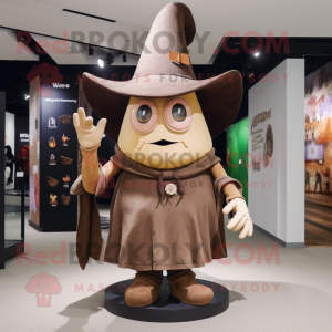 Brown Witch S Hat mascotte...