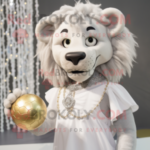 Silver Lion mascotte...