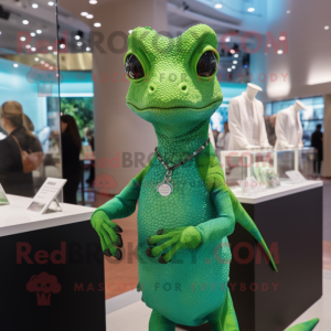 Green Geckos mascotte...