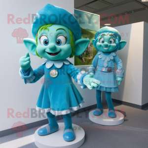Postava maskota Sky Blue...