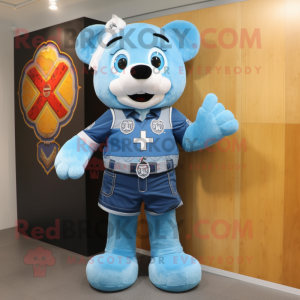 Sky Blue Celtic Cross...