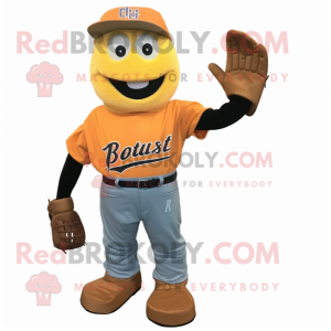 Rust Baseball Glove maskot...