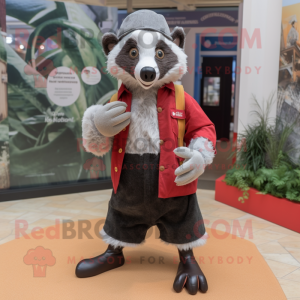  Badger mascotte kostuum...