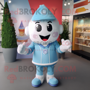 Sky Blue Ice Cream maskot...