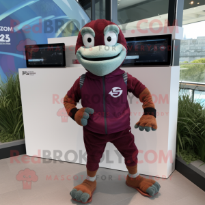 Maroon Lizard mascotte...