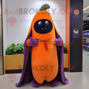 Orange Aubergine mascotte...