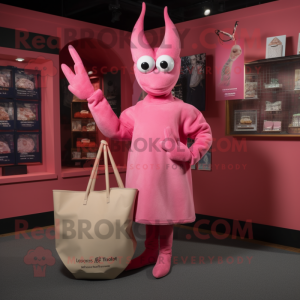 Pink Lobster Bisque maskot...