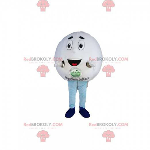 Meget munter golfbold maskot. Golfbold kostume - Redbrokoly.com