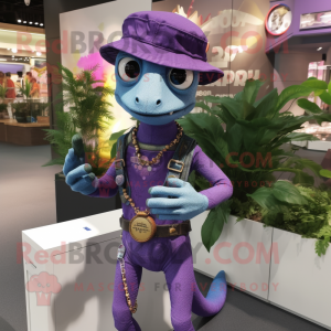 Purple Geckos mascotte...