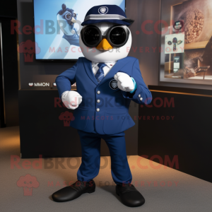 Navy Momentum maskot drakt...