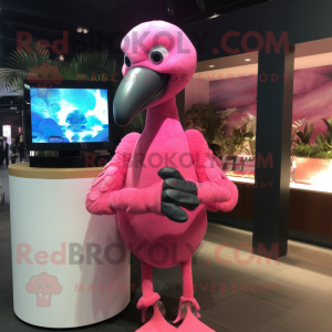 Pink Flamingo mascotte...