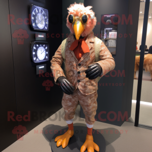 Rust Guinea Fowl maskot...