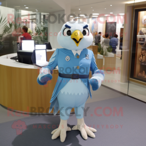 Sky Blue Falcon mascotte...