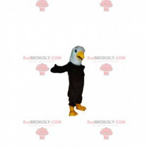 Golden eagle mascot, with a beautiful yellow beak -