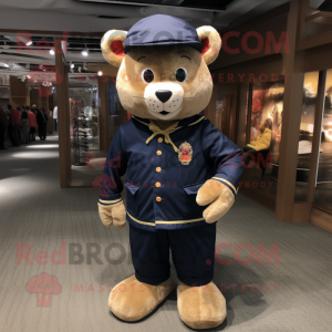 Navy armbånd maskot kostyme...