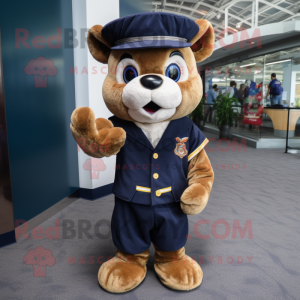 Navy armbånd maskot kostyme...