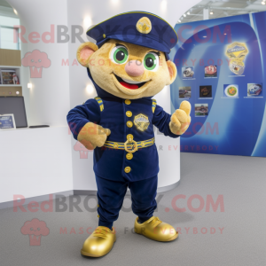 Postava maskota Navy Pot Of...