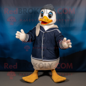 Navy Geese mascotte kostuum...