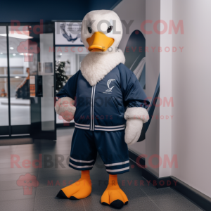 Navy Geese mascotte kostuum...