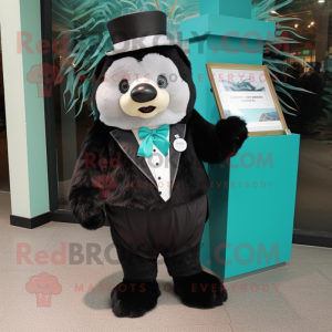 Teal Sloth Bear mascotte...