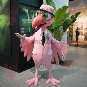 Pink Archaeopteryx maskot...