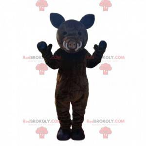 Super cute wild boar mascot. Boar costume - Redbrokoly.com