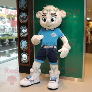 Maskottchen Kostümfigur mit...