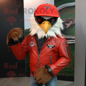 Red Eagle maskot kostym...