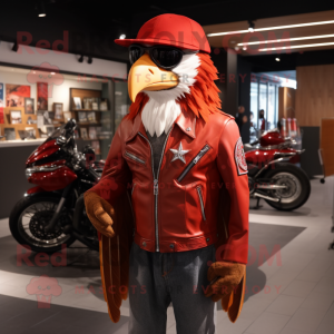 Red Eagle maskot kostume...