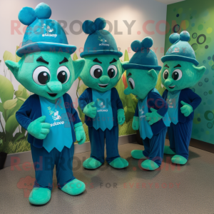 Teal Bunch Of Shamrocks...