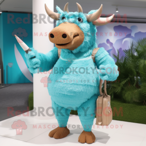 Personagem de mascote Cyan...