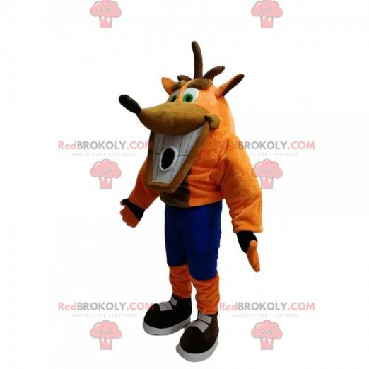 Mascotte du célèbre Crash Bandicoot du jeu vidéo Sega -