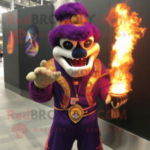 Purple Fire Eater mascotte...