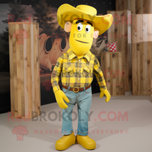 Citrongul Cowboy maskot...