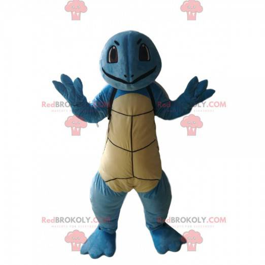 Smiling blue turtle mascot. Turtle costume - Redbrokoly.com