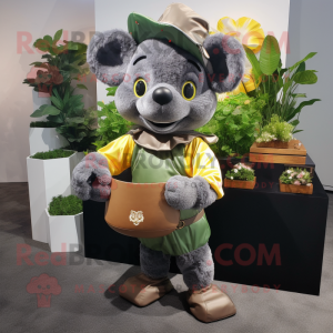 Gray Pot Of Gold maskot...