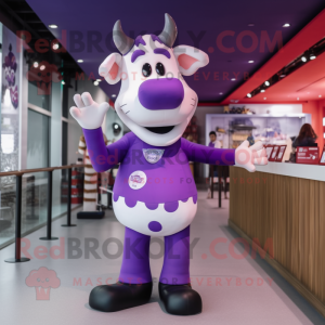 Purple Cow maskot kostume...