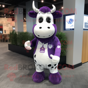 Purple Cow maskot kostume...