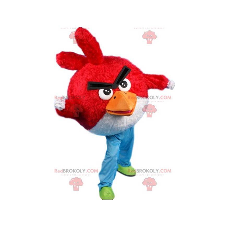 Maskot červený, pták Angry Bird - Redbrokoly.com