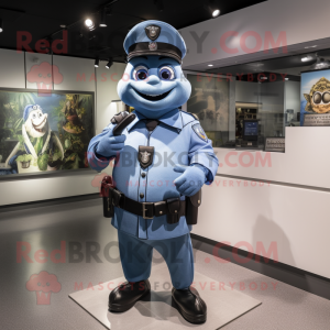 Blauwe politieagent...