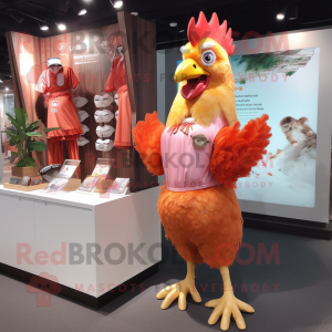 Peach Rooster mascotte...