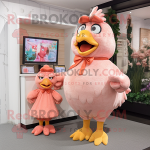 Peach Rooster mascotte...