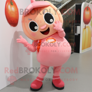 Personagem de mascote Pink...