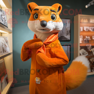 Orange Weasel mascotte...