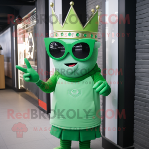 Green Queen mascotte...