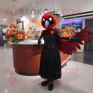 Red Blackbird mascotte...