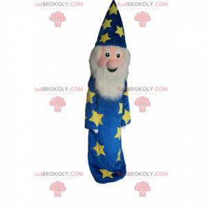 Mascotte de Merlin l'Enchanteur super heureux - Redbrokoly.com