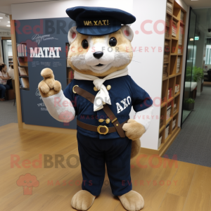 Navy Marten mascotte...