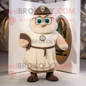 Beige Celtic Shield maskot...